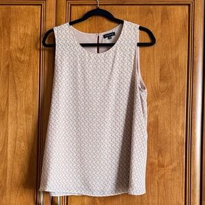 NWOT Pleione Pink Patterned Tank Top